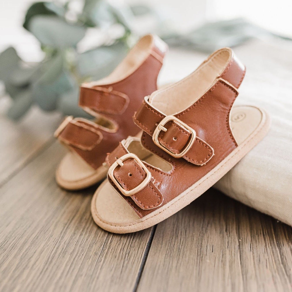 Brown Charley Sandal Sandal Little Love Bug Co. 